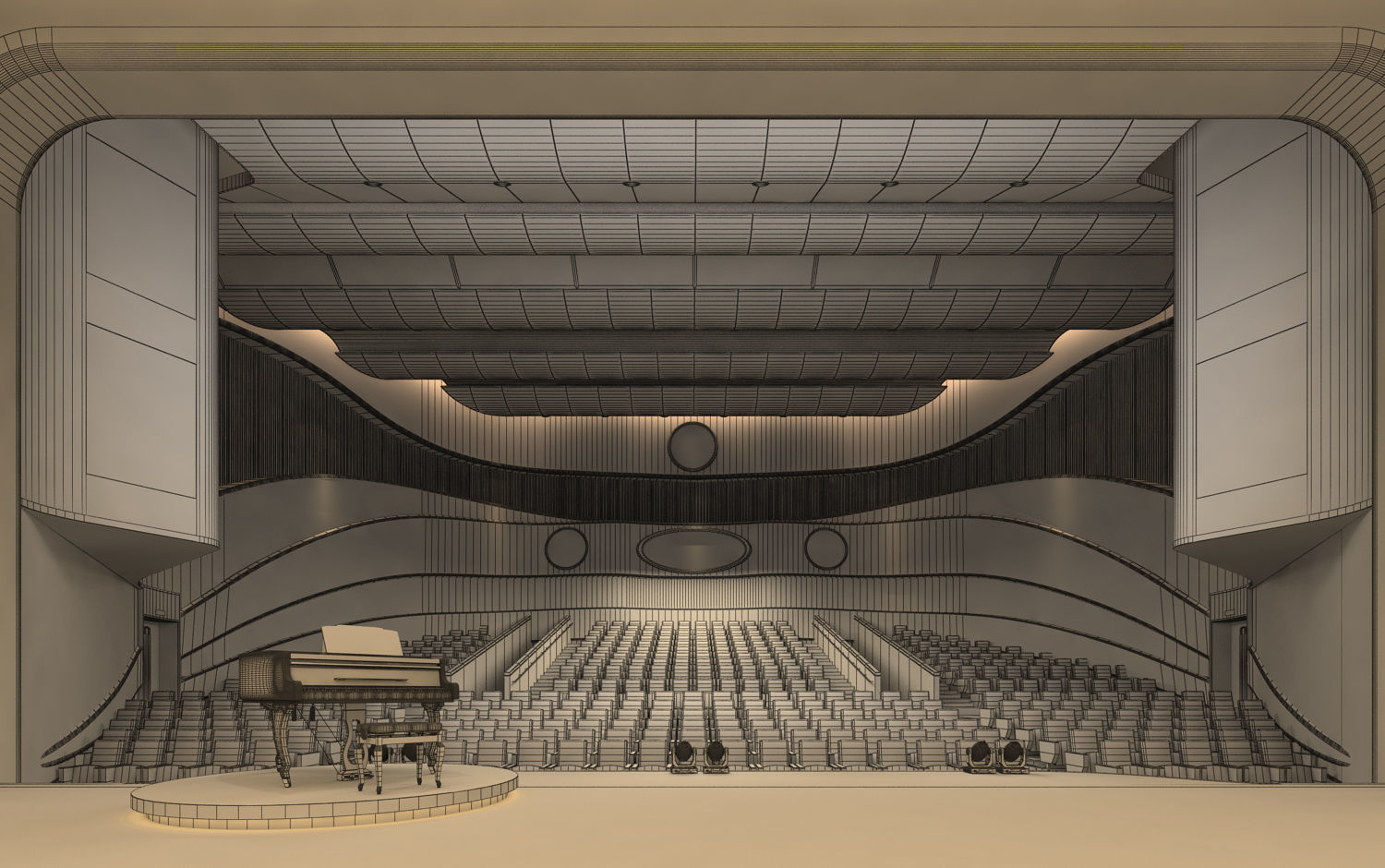 Opera House 3D model_5