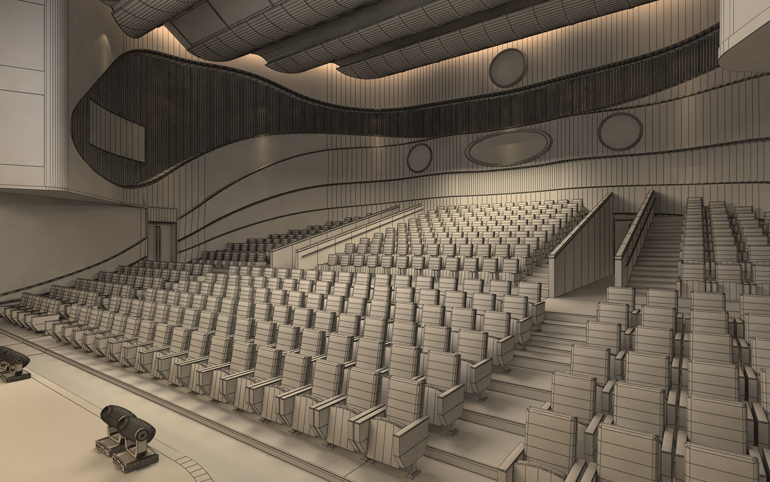 Opera House 3D model_8