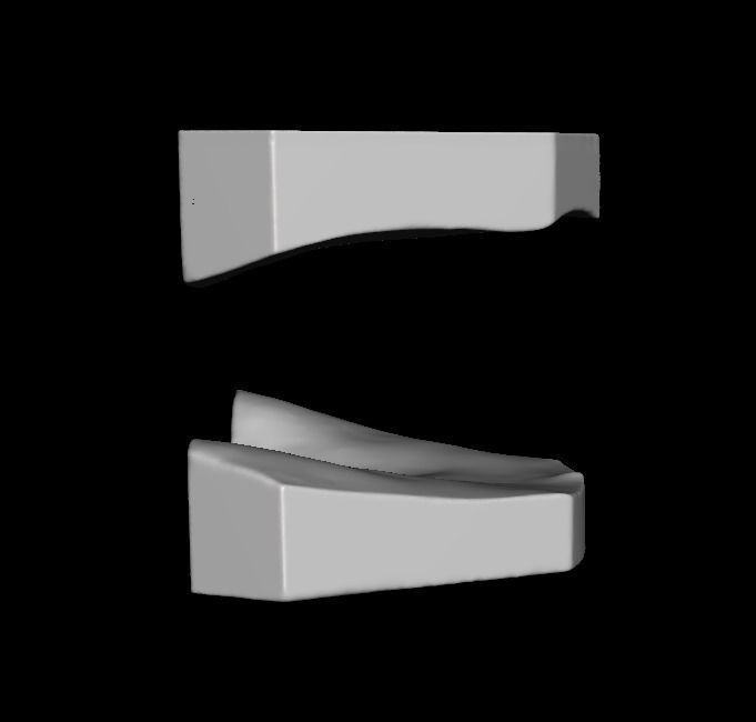 Ortho Model Base Low-poly 3D model_3