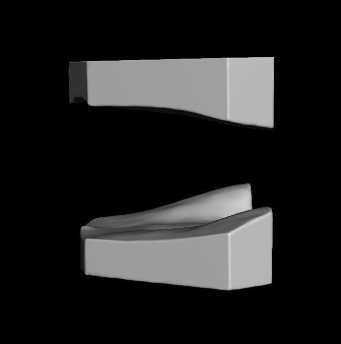 Ortho Model Base Low-poly 3D model_5