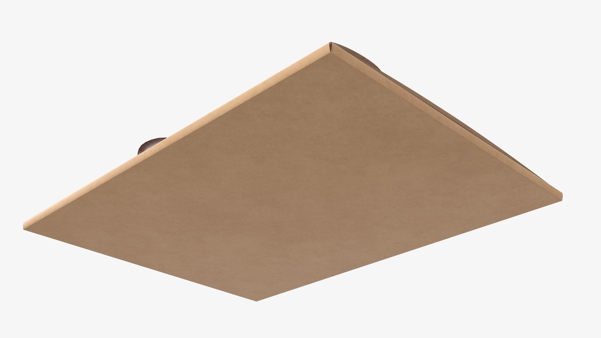 Gift paper envelope with bow mockup 3D model_2