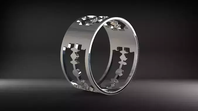 Ring with blade