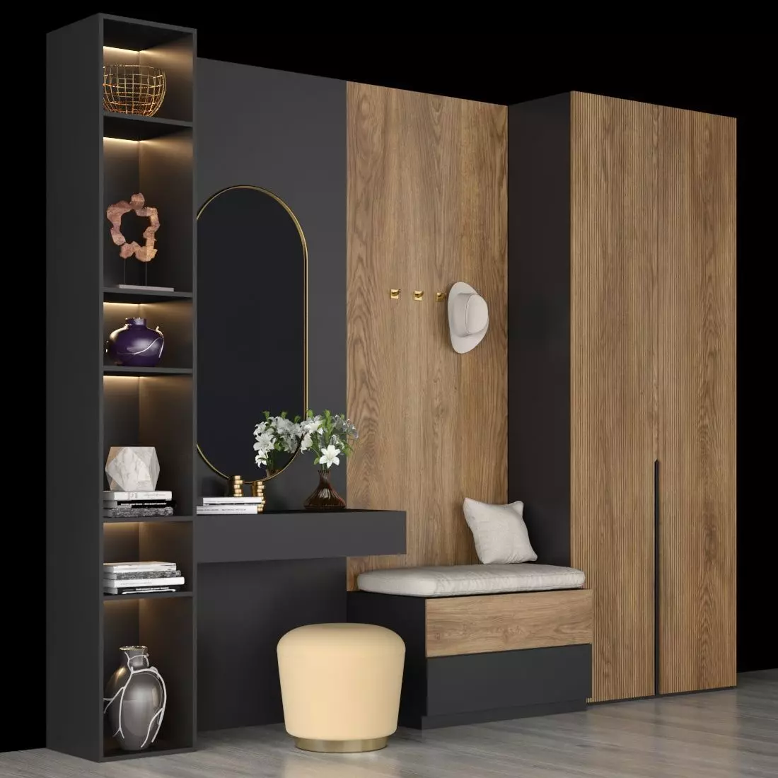 hall furniture 66 3D model