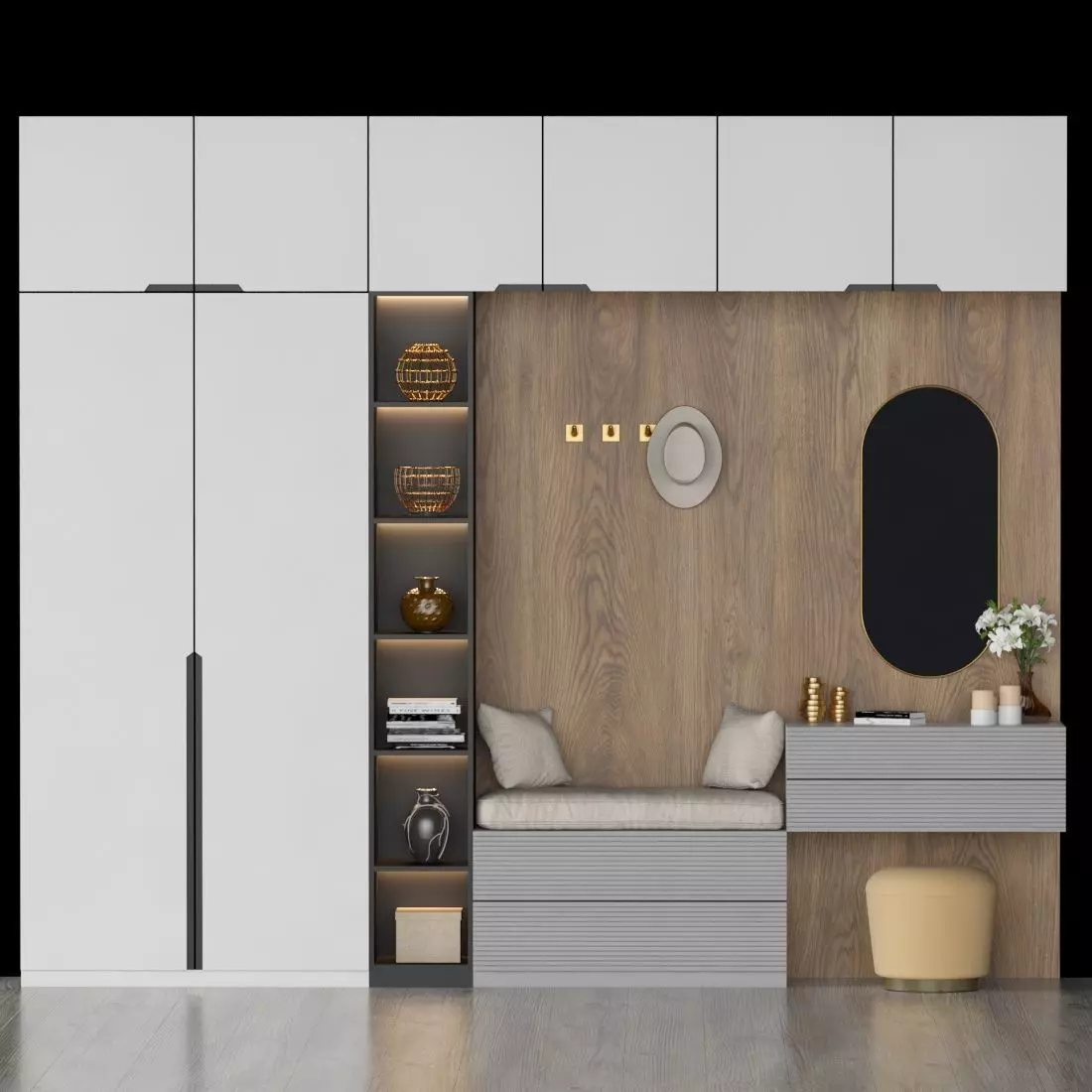 hall furniture 67 3D model