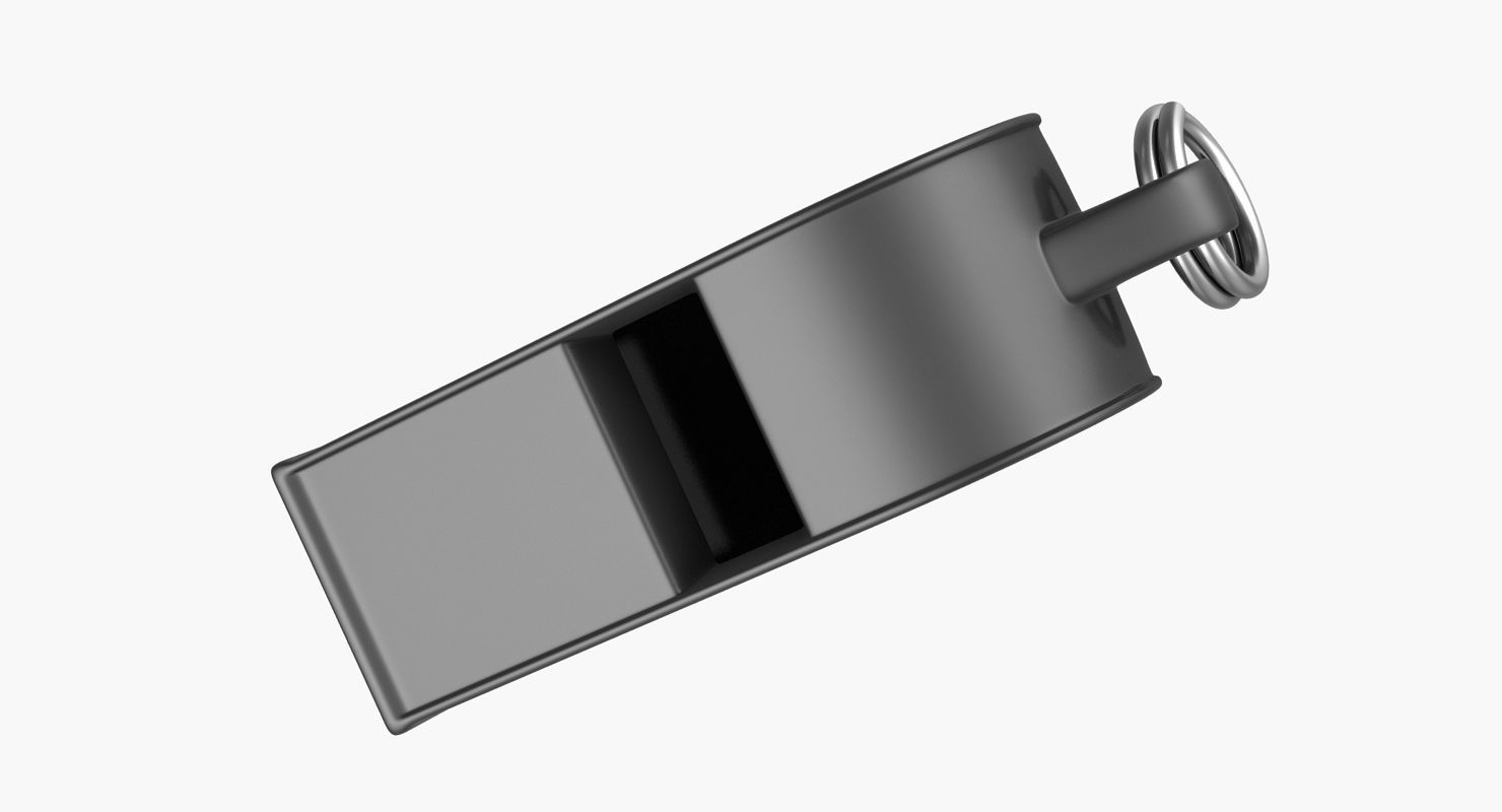 Whistle Low-poly 3D model_5