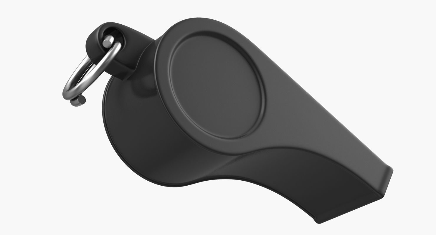 Whistle Low-poly 3D model_8