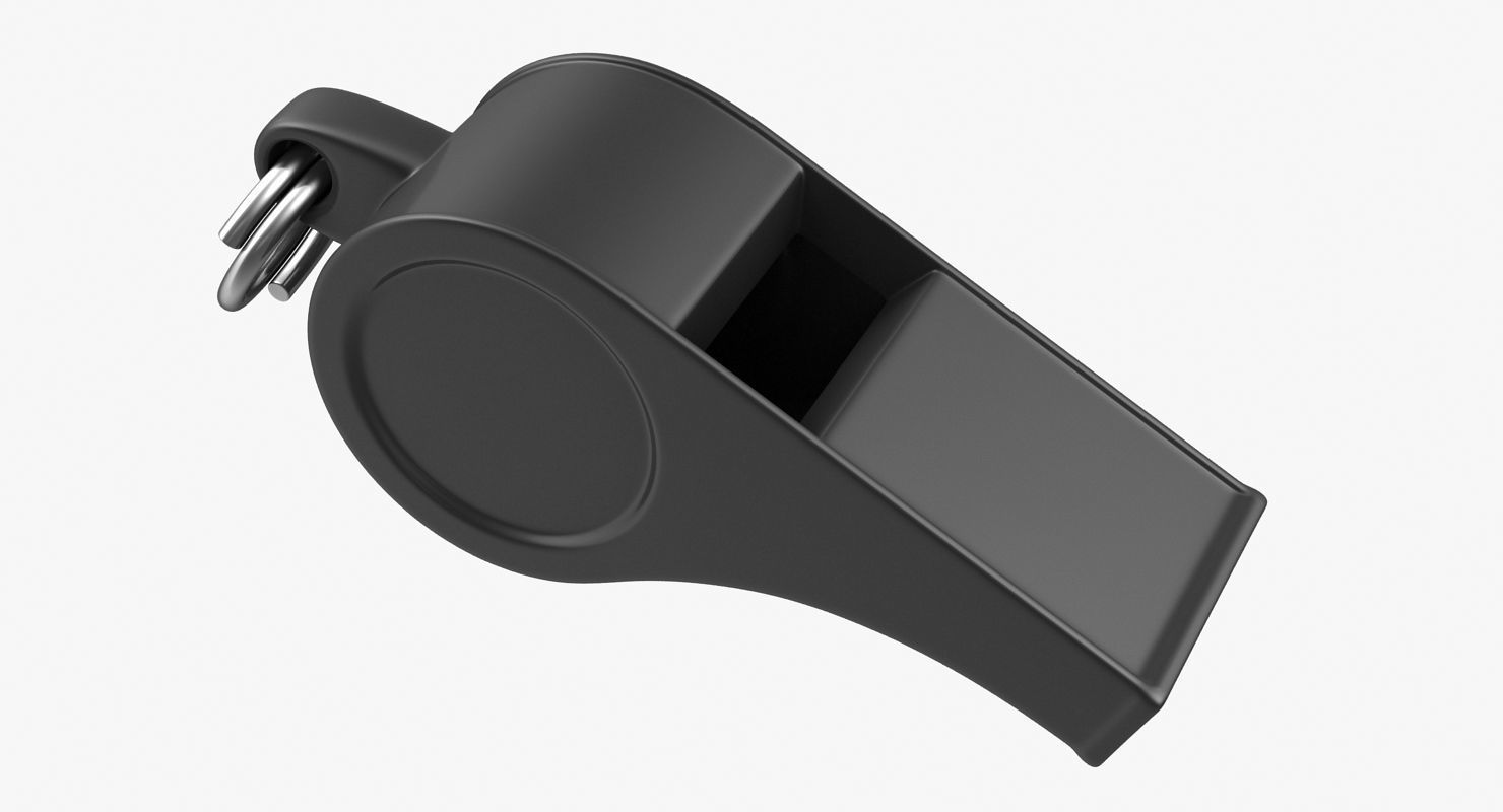 Whistle Low-poly 3D model_1