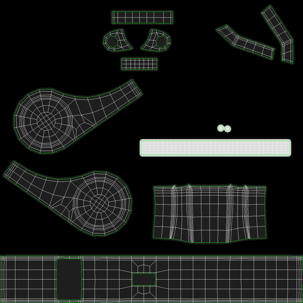 Whistle Low-poly 3D model_16