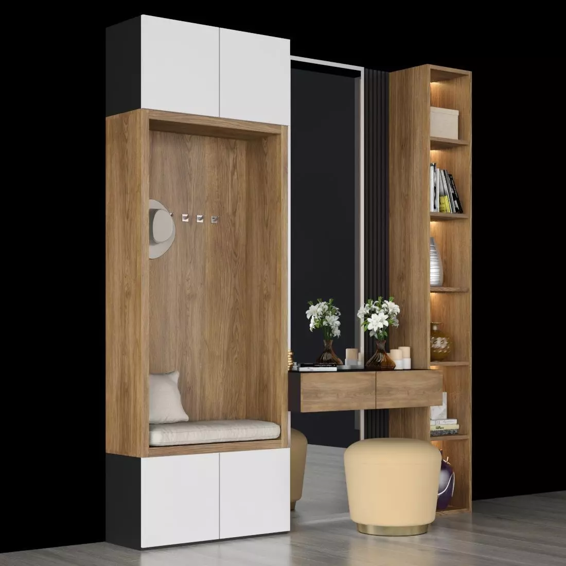 hall furniture 68 3D model