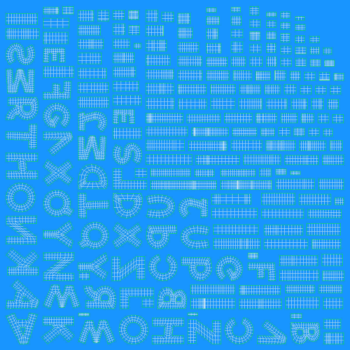 Alphabet - Toon Low-poly 3D model_15