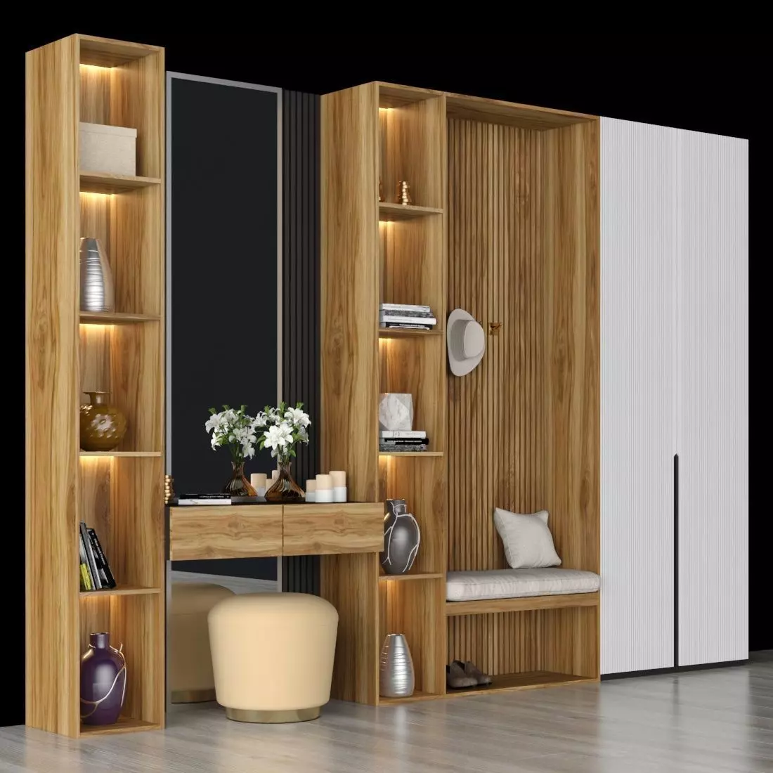 hall furniture 70 3D model