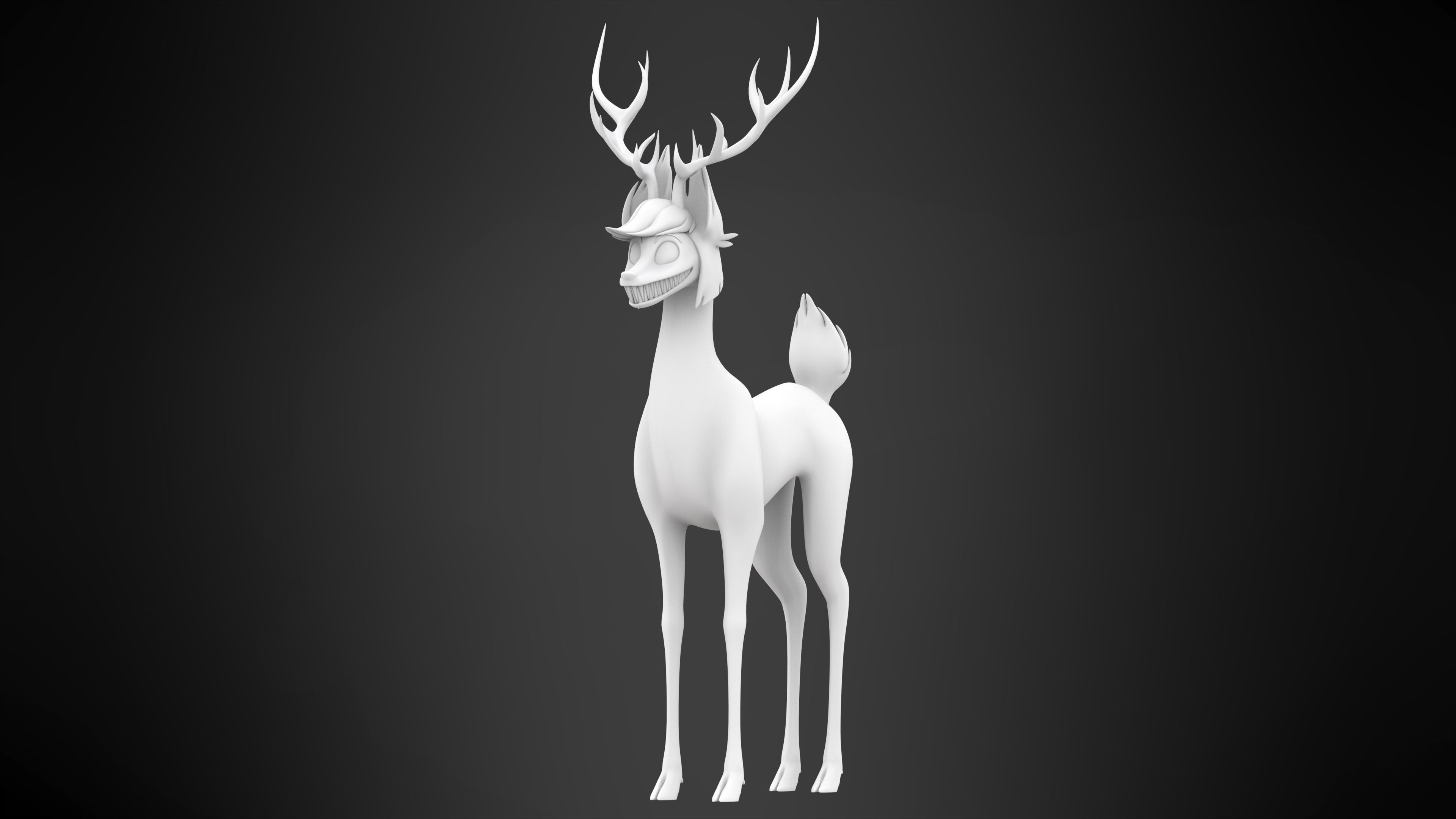 Alastor Deer 3D model_5