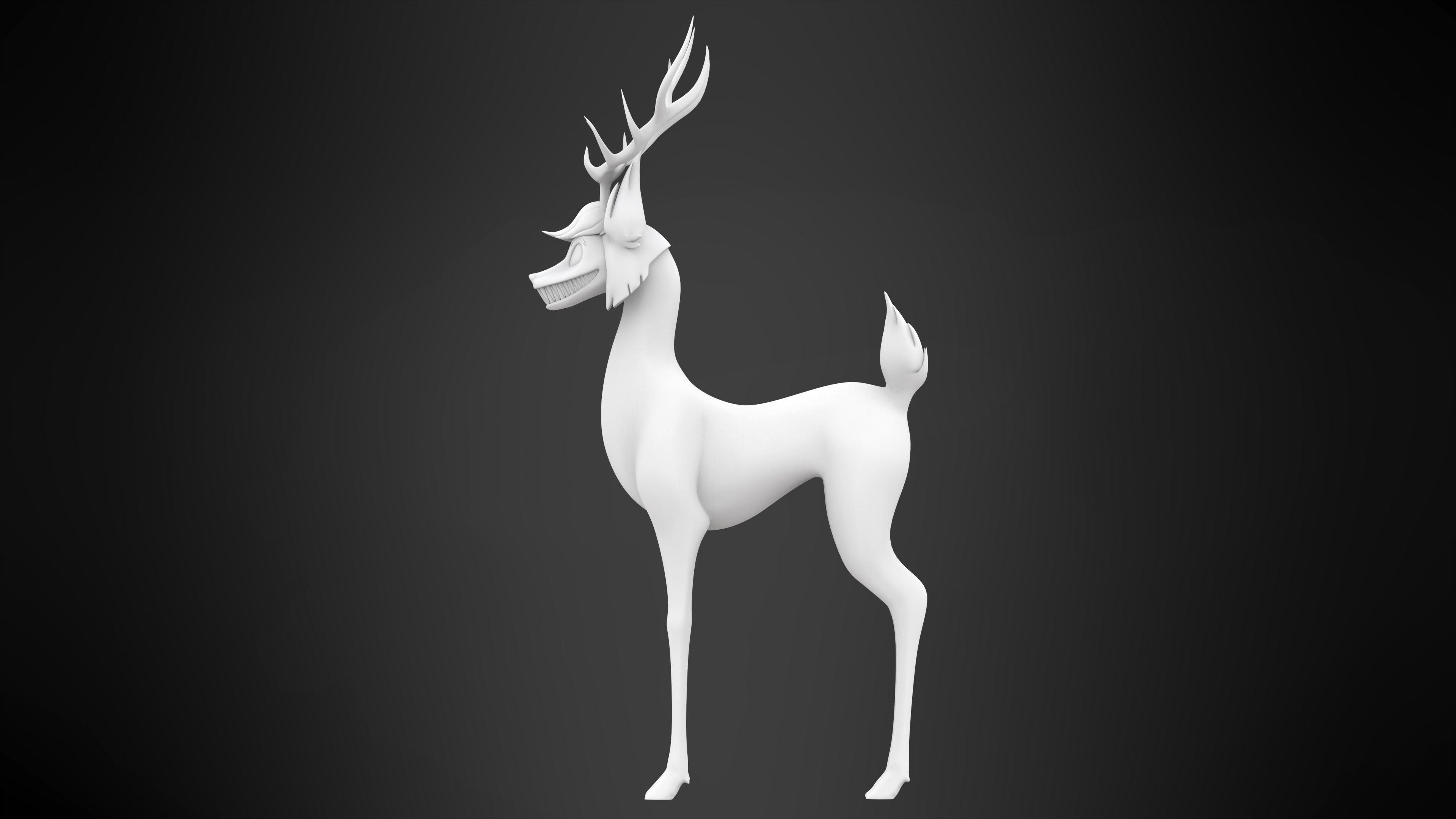 Alastor Deer 3D model_7