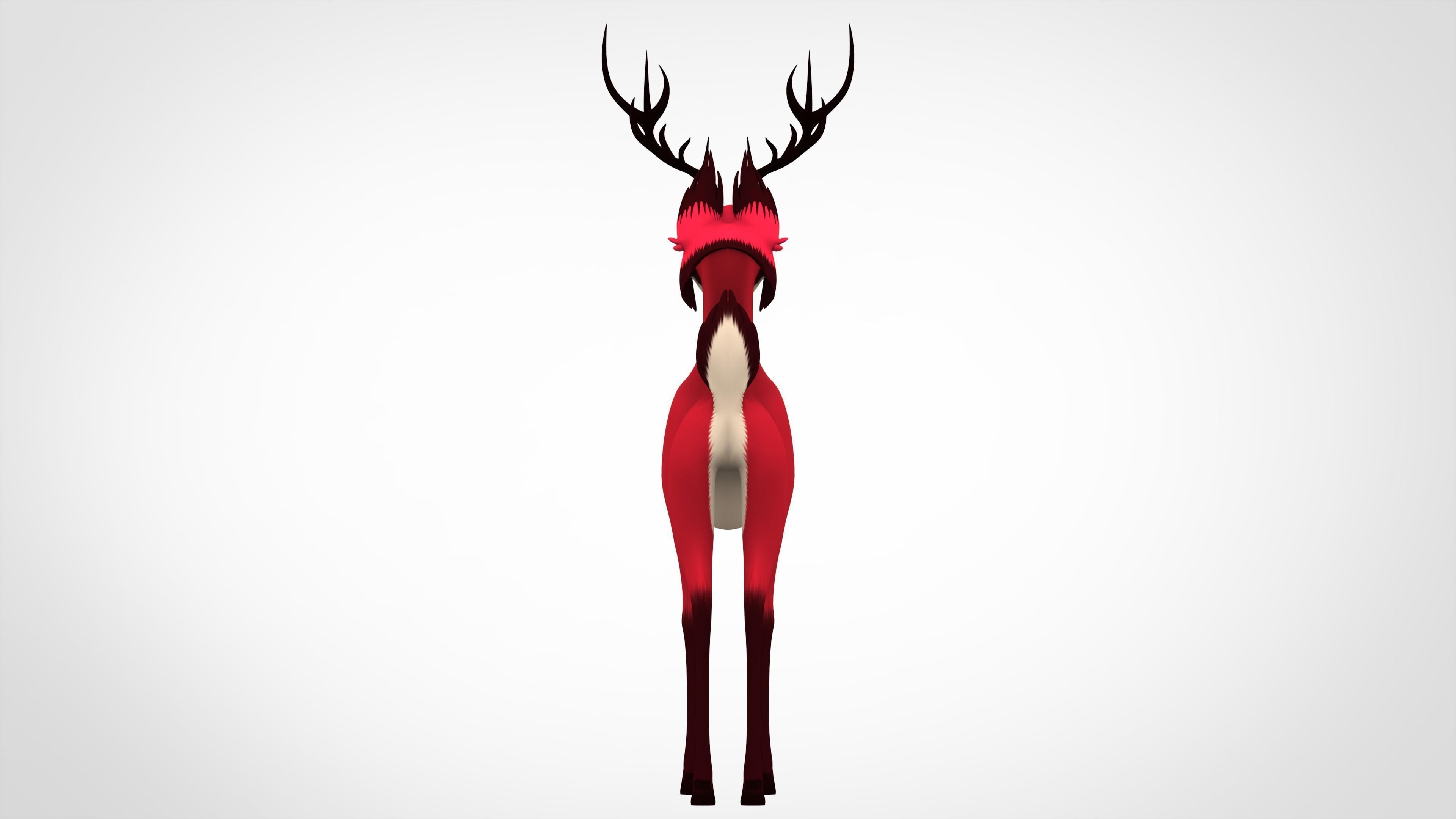 Alastor Deer 3D model_3
