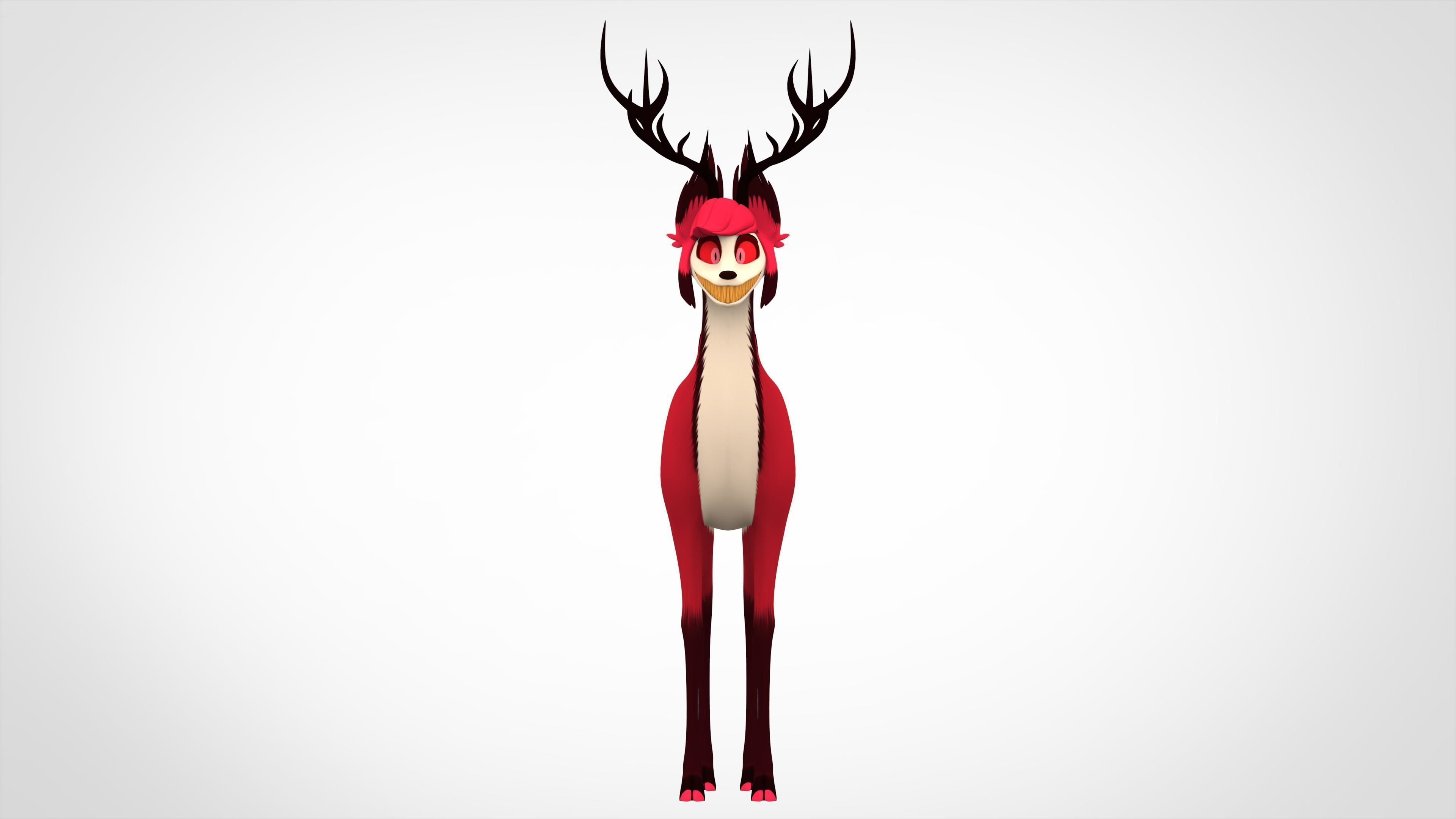 Alastor Deer 3D model_1