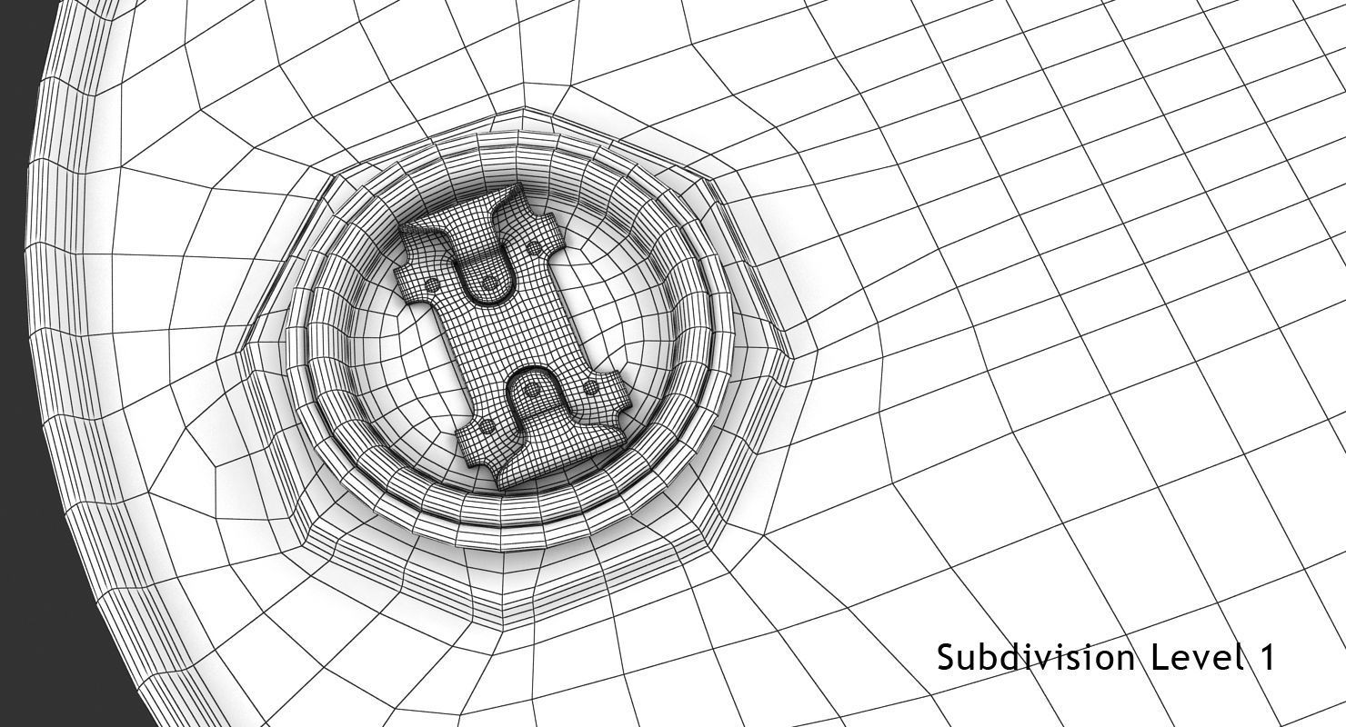 Oil Barrel Low-poly 3D model_14
