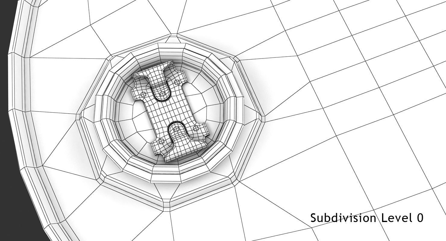 Oil Barrel Low-poly 3D model_13