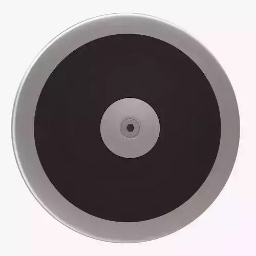 Olympic Discus Low-poly 3D model