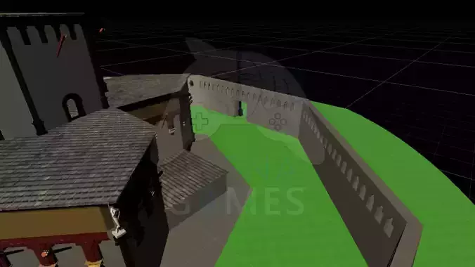 CASTLE ASSETS BY ASENA GAMES STUDIO Low-poly 3D model