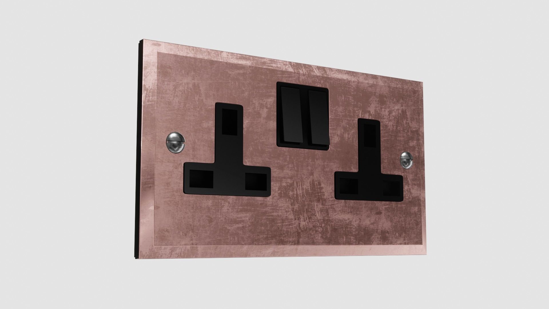 Plug Socket 3D Model Low-poly 3D model_5