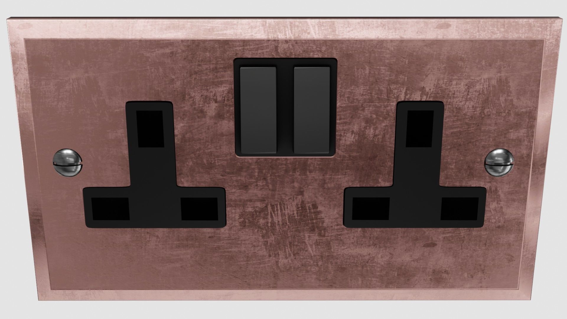 Plug Socket 3D Model Low-poly 3D model_8