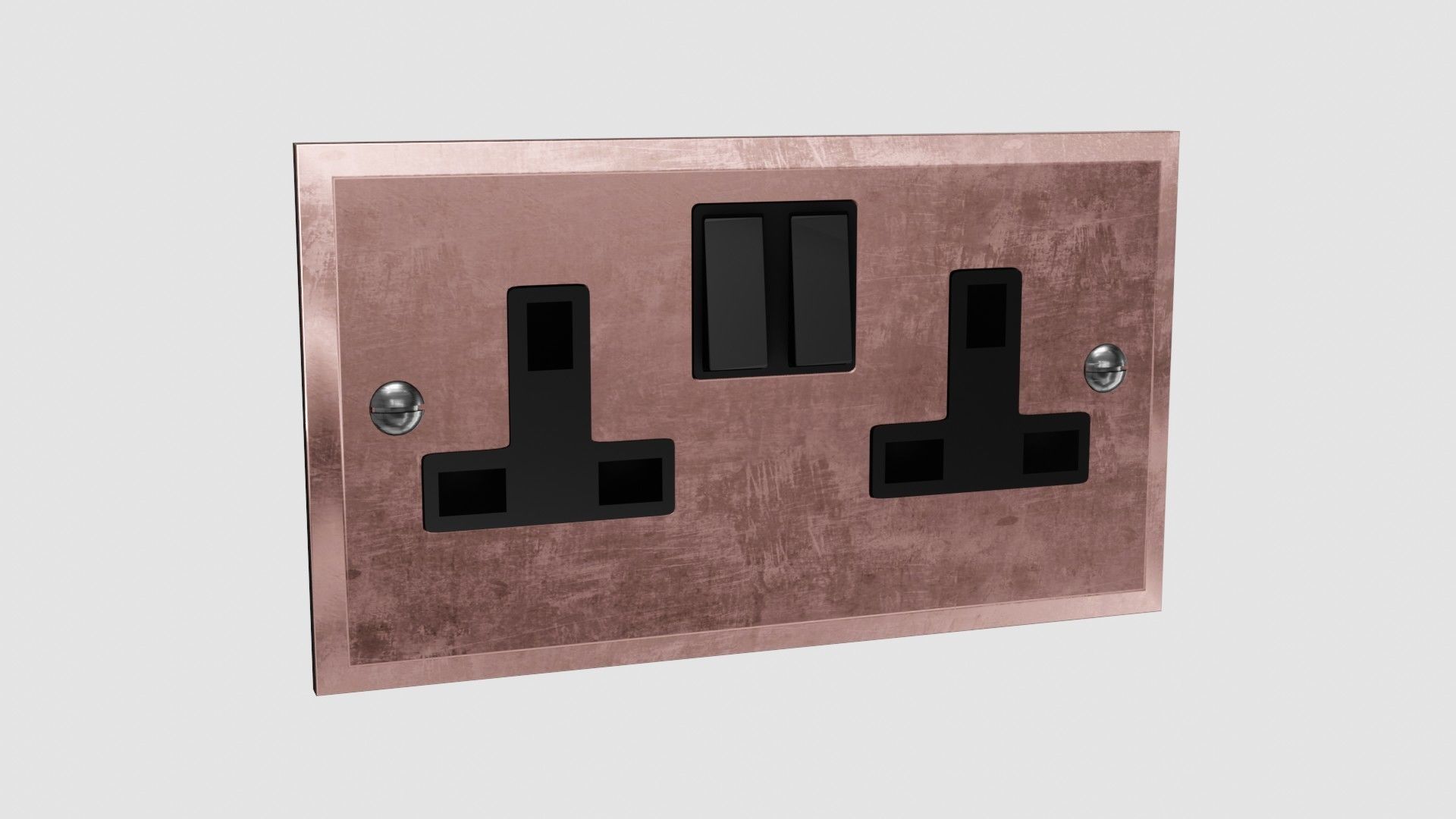 Plug Socket 3D Model Low-poly 3D model_7