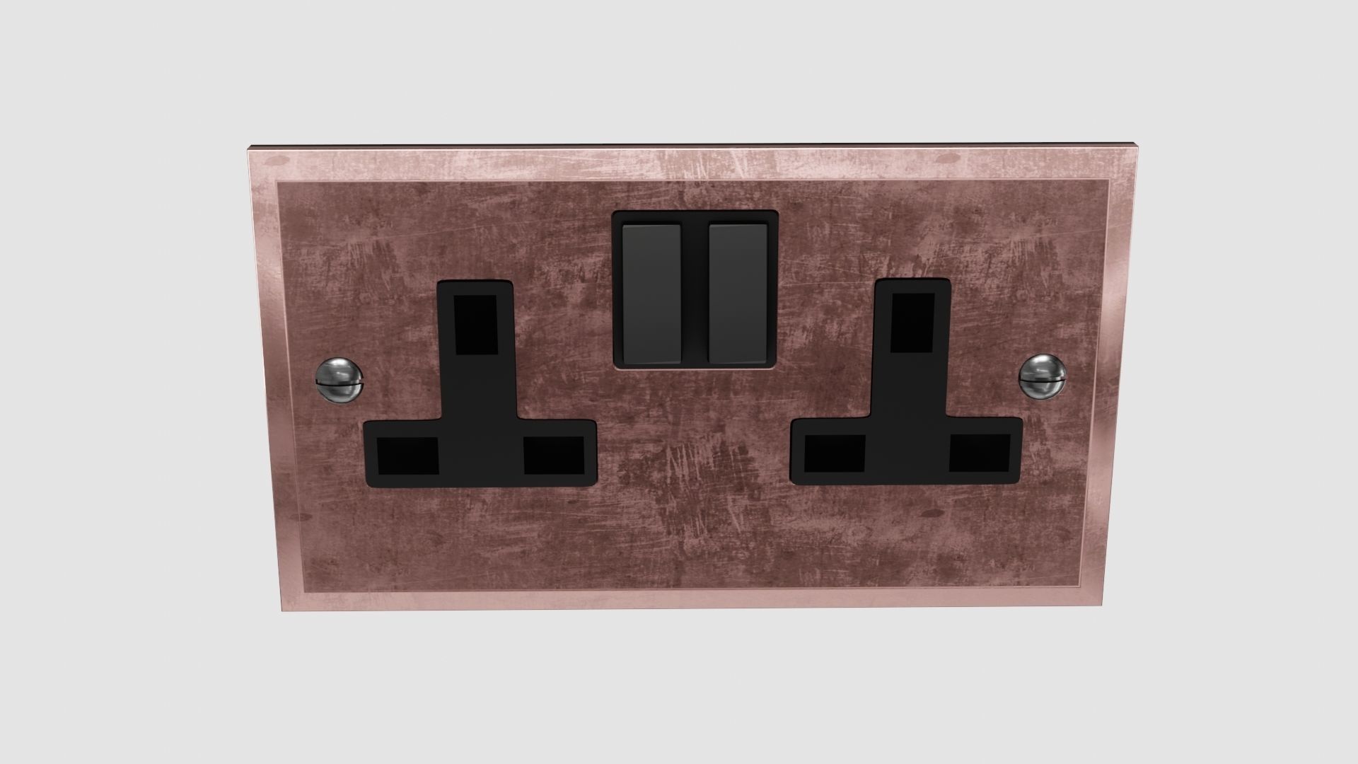 Plug Socket 3D Model Low-poly 3D model_9