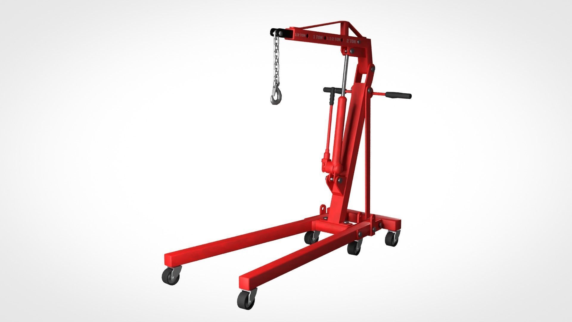 Engine Crane 3D model_2