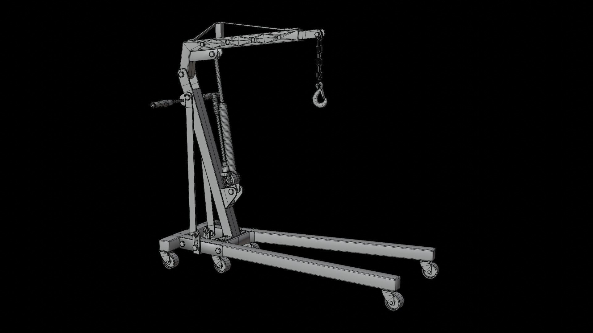 Engine Crane 3D model_12
