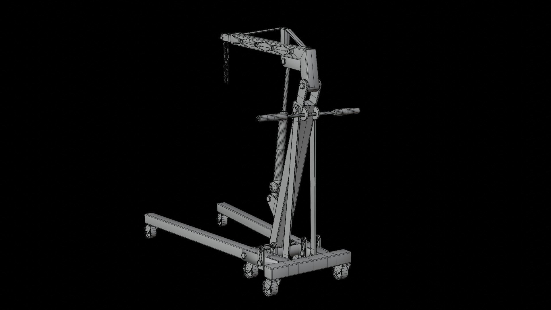 Engine Crane 3D model_11