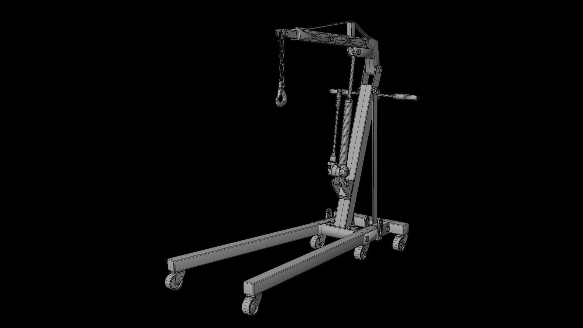 Engine Crane 3D model_8
