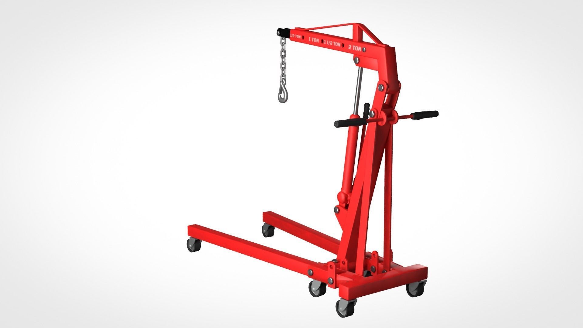 Engine Crane 3D model_4