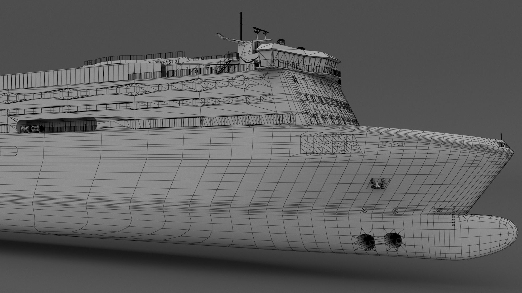 Superfast XI - Superfast Ferries 3D model_9