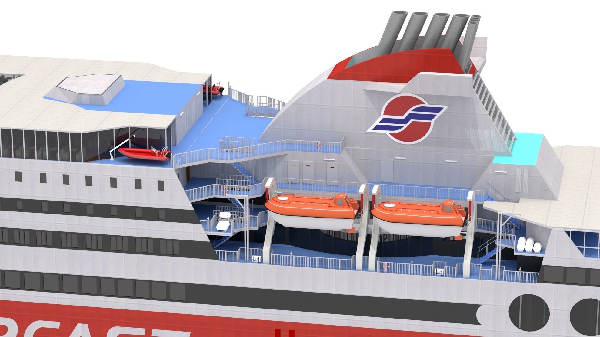 Superfast XI - Superfast Ferries 3D model_7