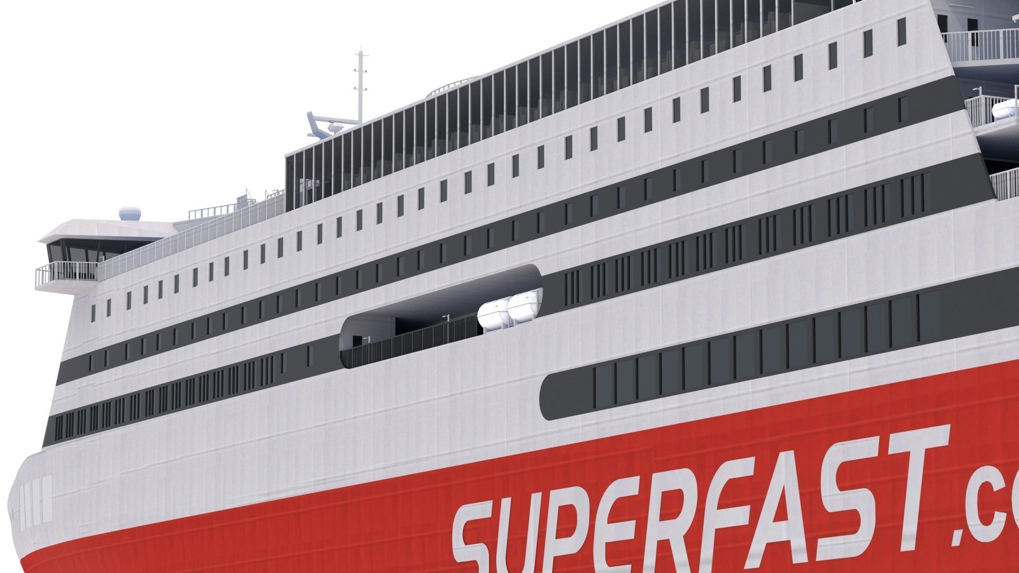 Superfast XI - Superfast Ferries 3D model_4