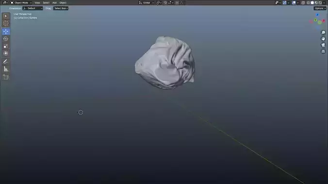 Wrinkled Cloth Ball Thing