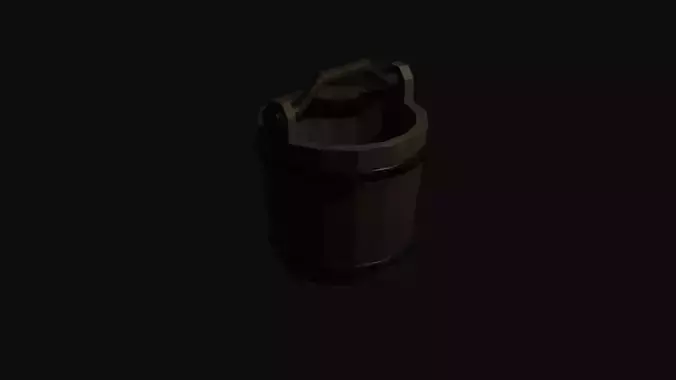 Bucket wooden barrel