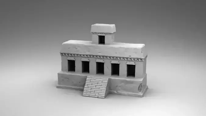 Build of Maya 3D print model