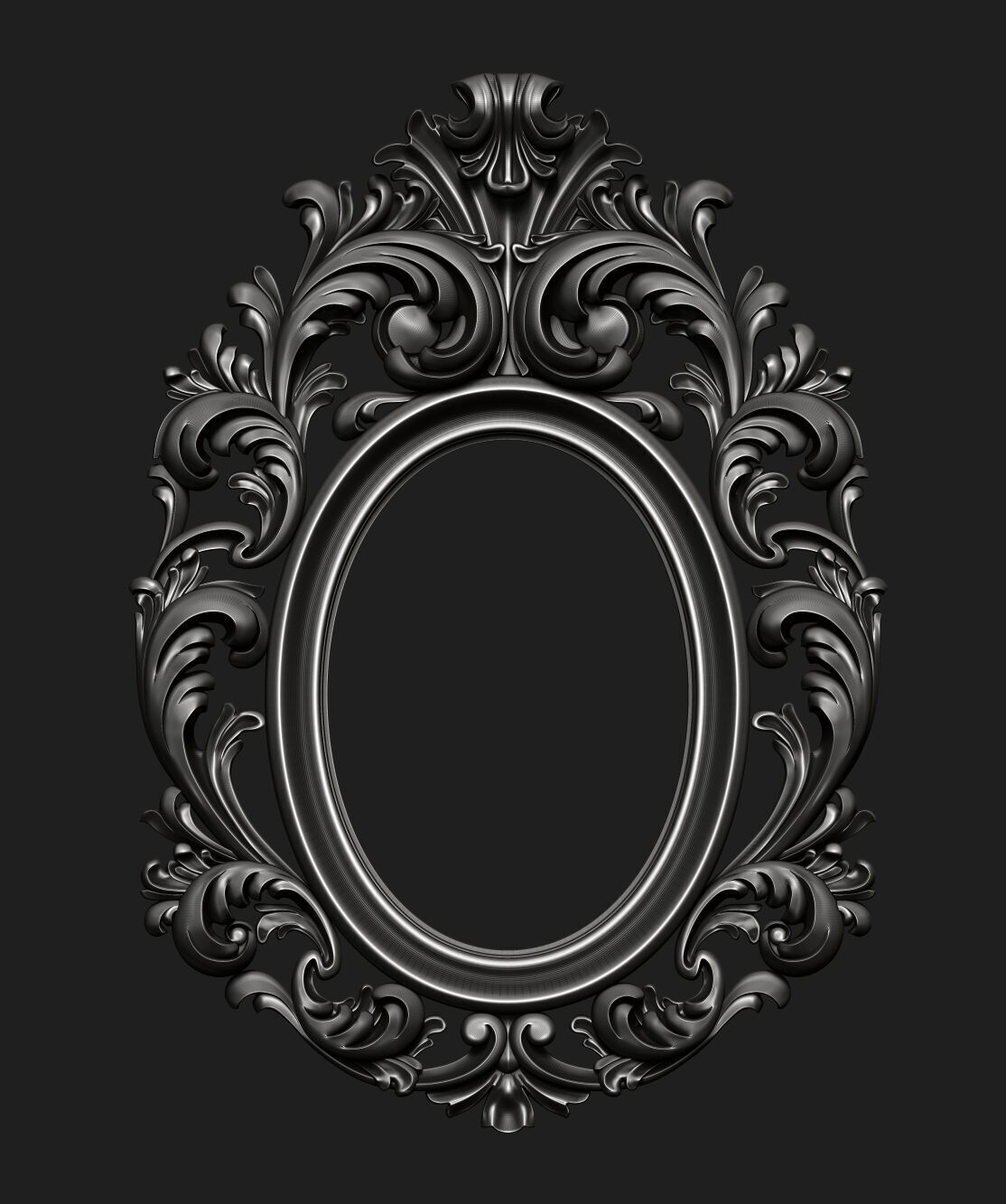 FRAME-MIRROR  013 3D print model_25