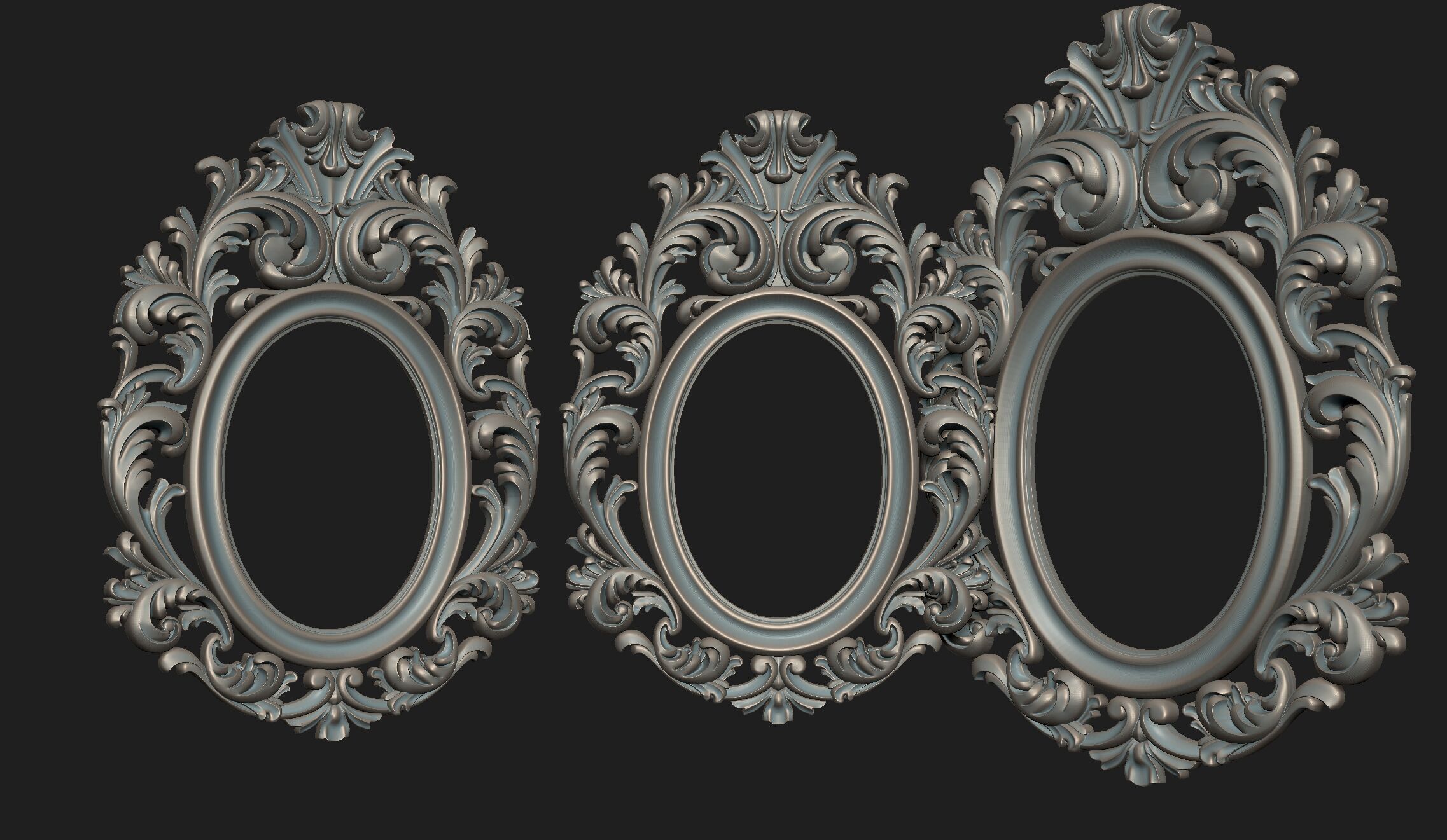 FRAME-MIRROR  013 3D print model_22