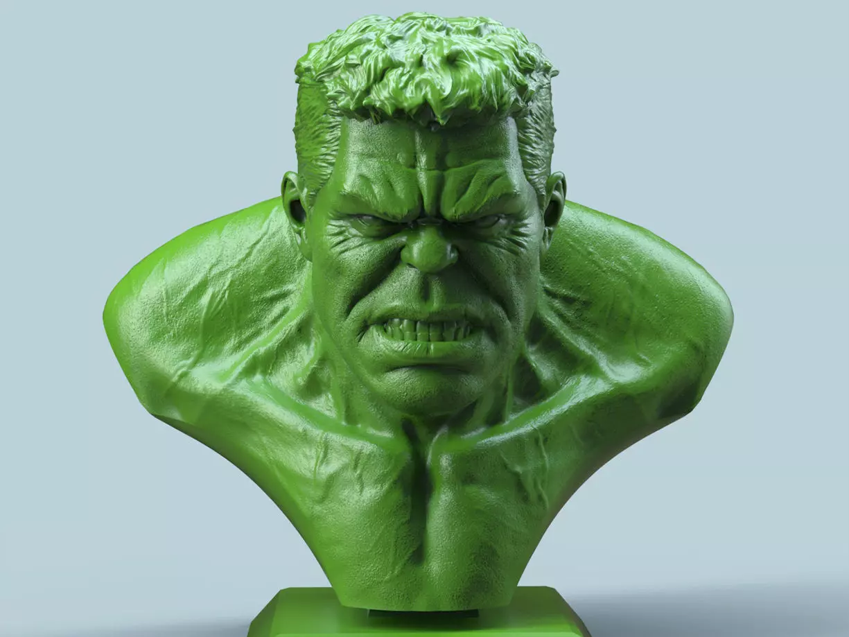 Hulk Bust 3D print model_0