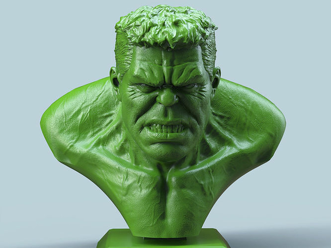 Hulk Bust 3D print model