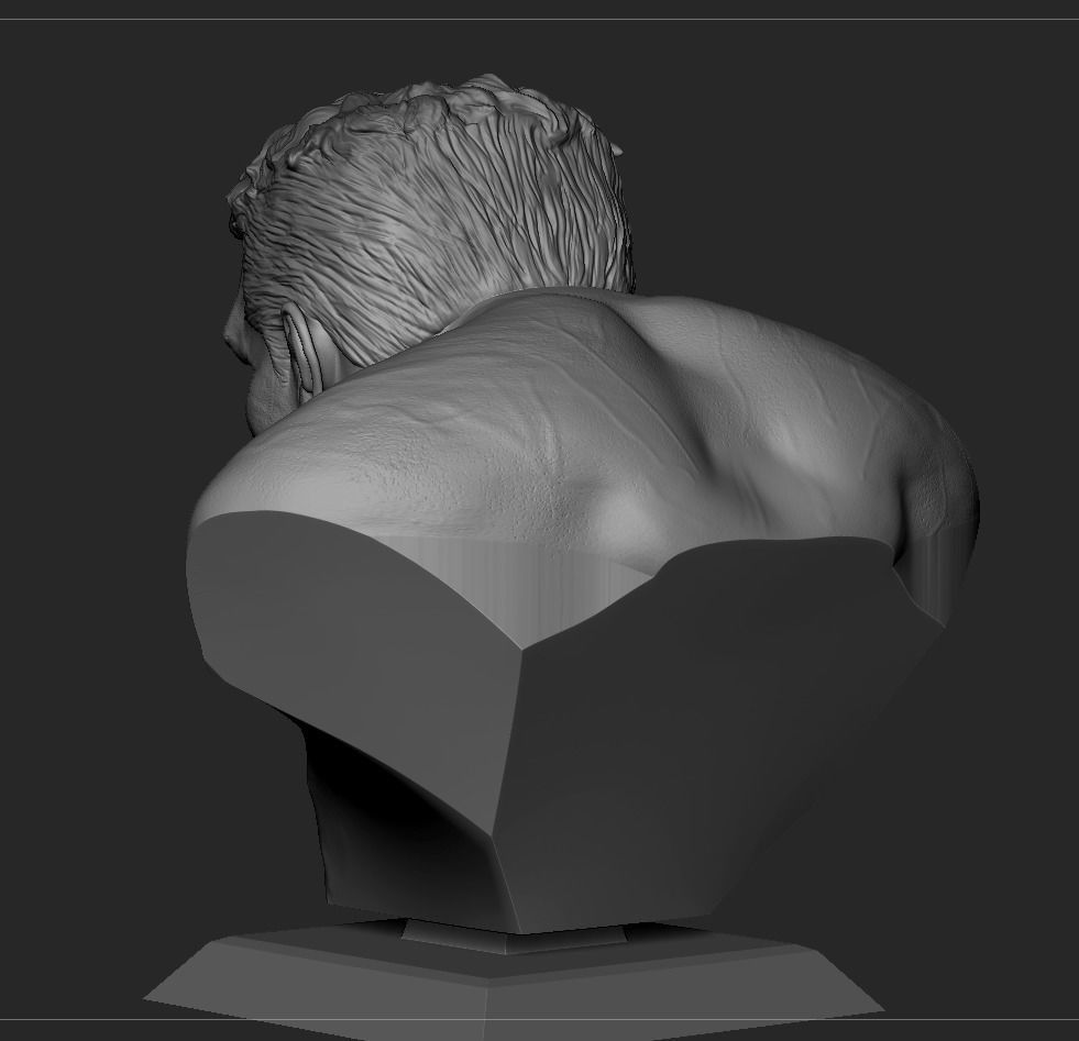 Hulk Bust 3D print model_10