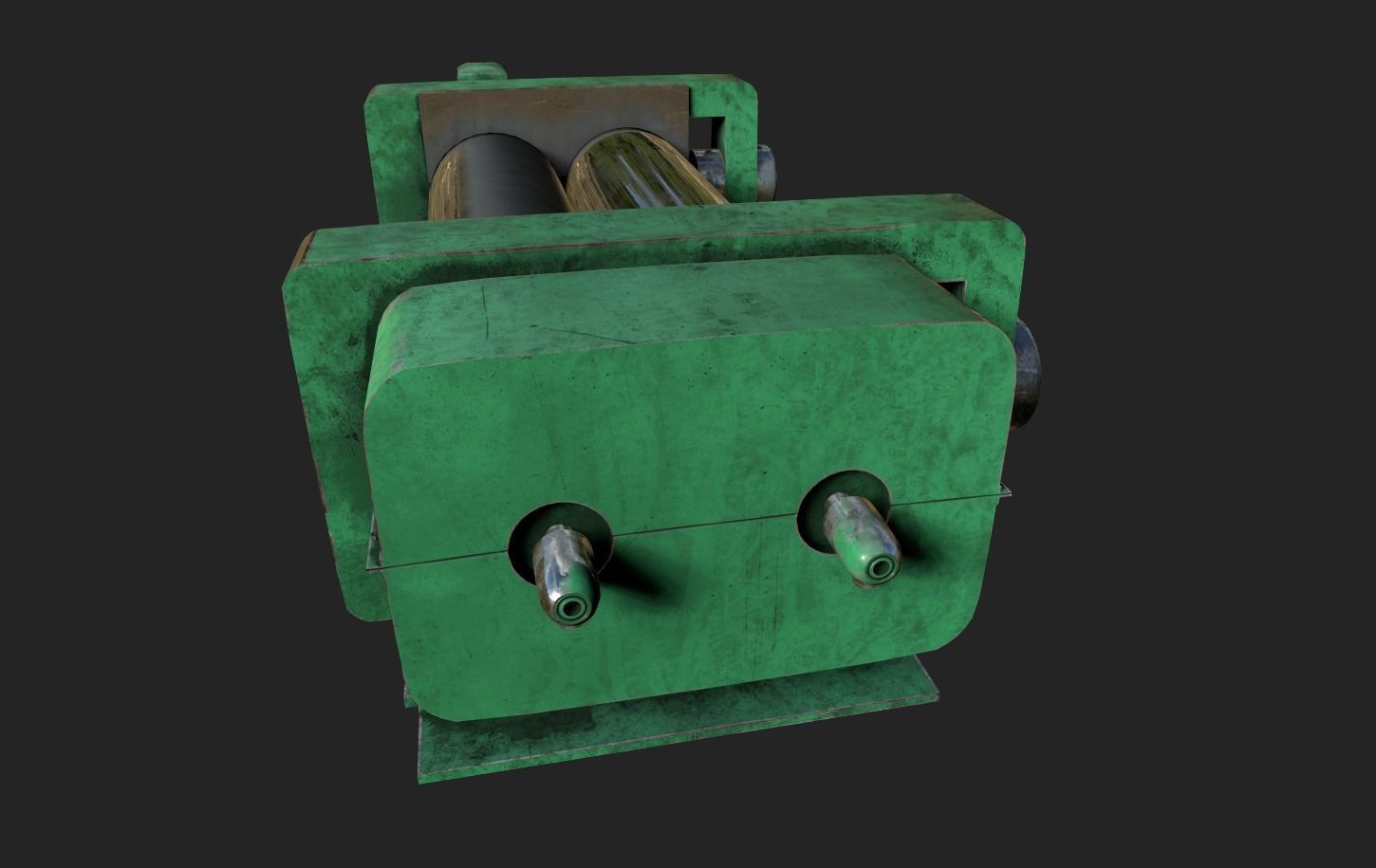 Rubber Machine Low-poly 3D model_5