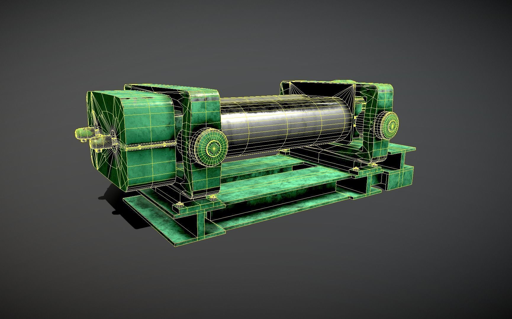 Rubber Machine Low-poly 3D model_15
