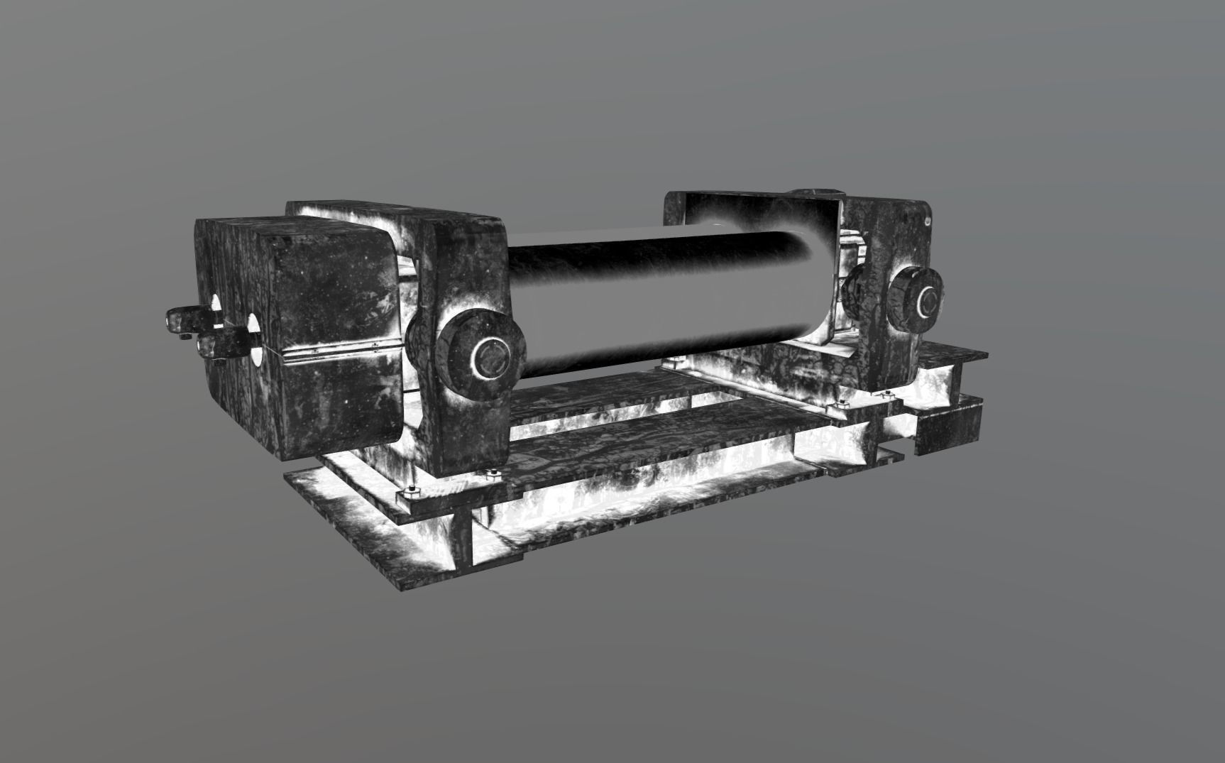 Rubber Machine Low-poly 3D model_14