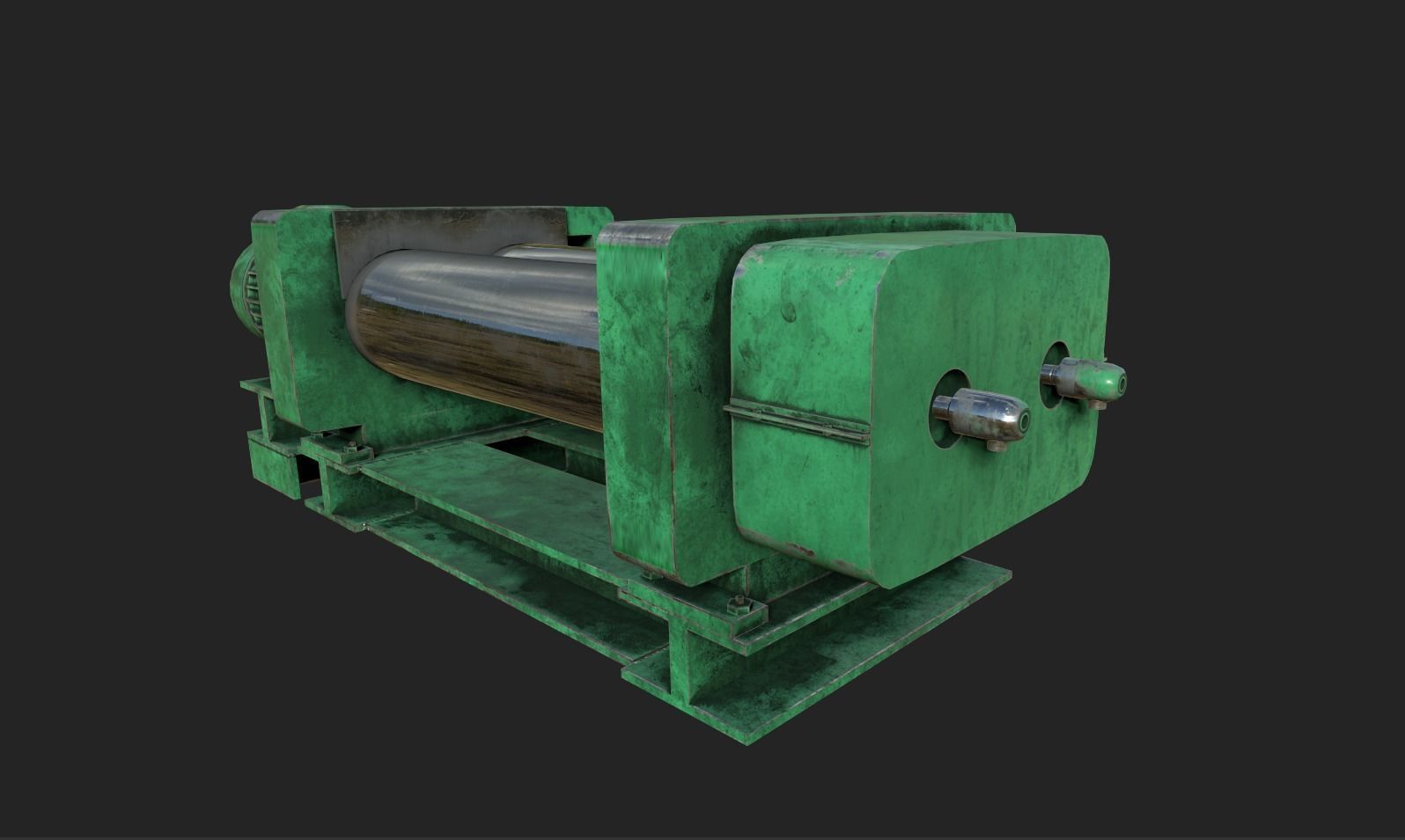 Rubber Machine Low-poly 3D model_4