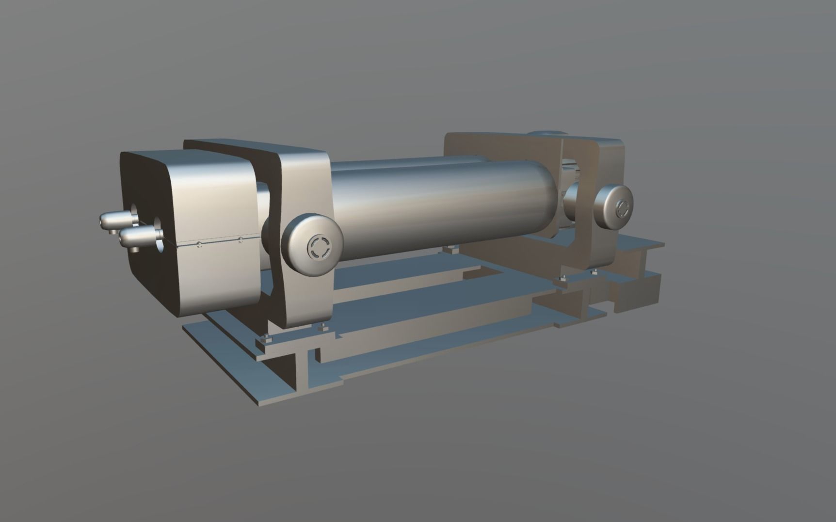 Rubber Machine Low-poly 3D model_13