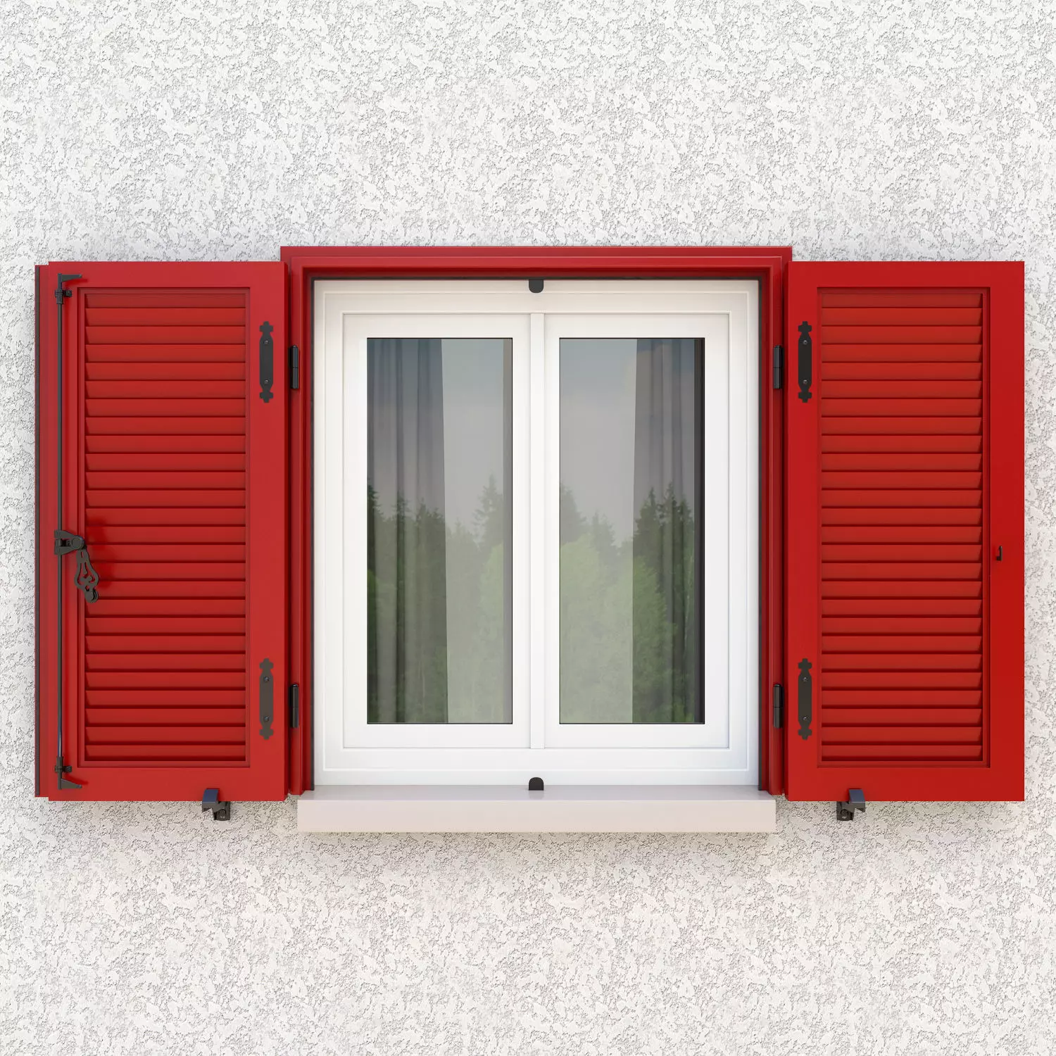 Exterior Aluminium Shutter 3D model V4 3D model 3D model 3D model_0
