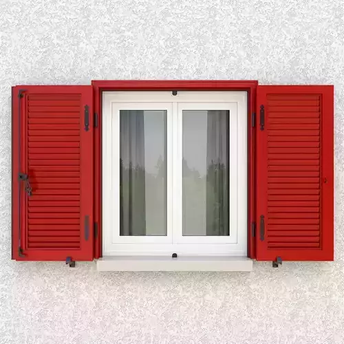 Exterior Aluminium Shutter 3D model V4 3D model 3D model